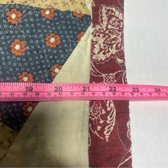 Vintage Patchwork Quilt with Floral Patterns pillow sham - Picture 13 of 13